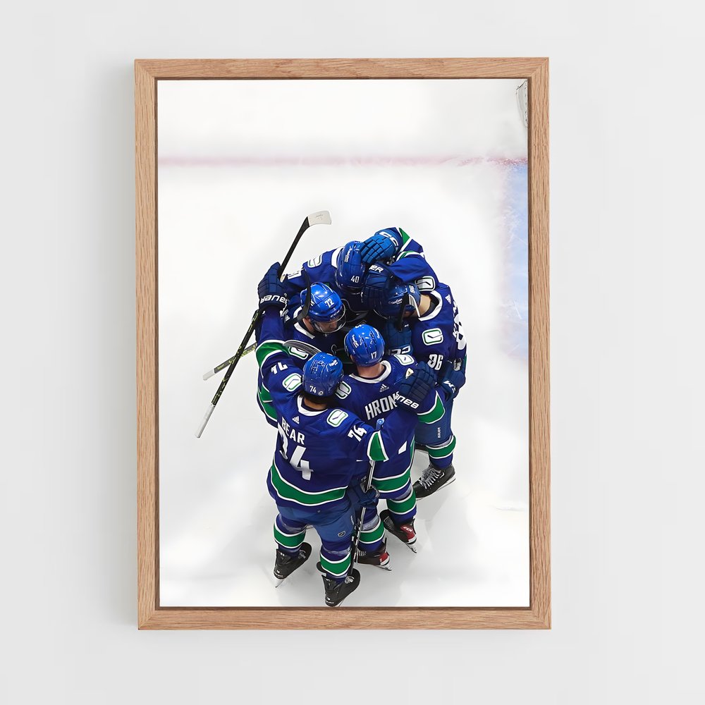 Poster Victoire Collective – affiche Hockey sur glace (vue 4)